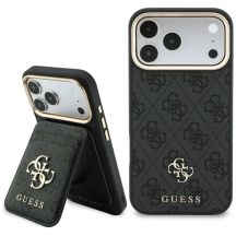 Guess 4G MagSafe Wallet Case for iPhone 18 Pro / 17 Pro – Black