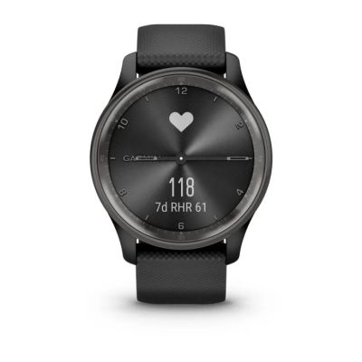6. Garmin Vivomove Trend Black sports watch