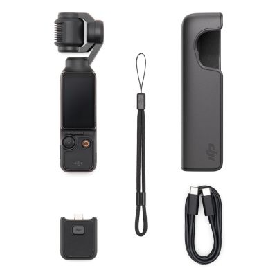 8. DJI Osmo Pocket 3 Camera with Stabilizer 4K Ultra HD 9.4MP Black