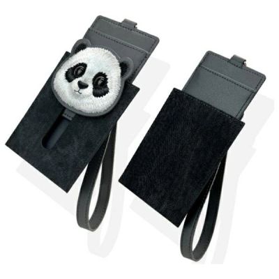 8. Nimmy Big Eyed Pet 2.0 Panda 3-in-1 Phone Bag + Wallet + Tracker Case - Black