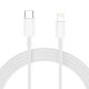 6. Tech-Protect NC20W Wall Charger with 100 cm USB-C / Lightning Cable - White