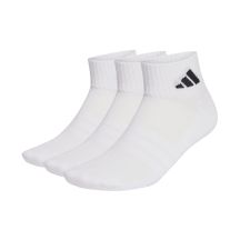 adidas Cushioned Sportswear Ankle 3P Socks, White JZ0523