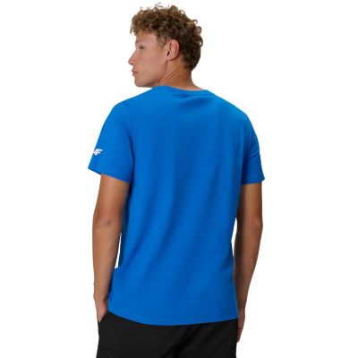 3. Men's 4F M3575 T-shirt blue 4FWAW26TTSHM3575 33S