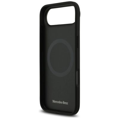 7. Mercedes Leather Large Laurel Leave MagSafe case for iPhone Air - black