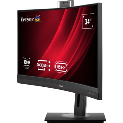 6. Sonic VG3457CV 34 Curved LED Monitor 2K 21:9 3 - Flat Screen - 86.4 cm