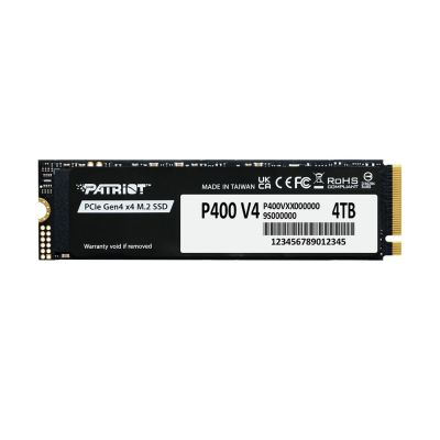 6. SSD Patriot P400 V4 4TB M.2 2280 PCI-E x4 Gen4 NVMe