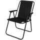 CAMPING CHAIR WITH ARMRESTS 52x44x75CM FOLDING BLACK