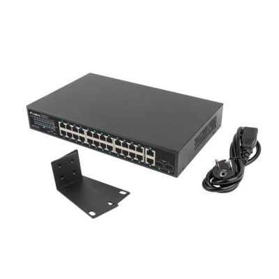 8. Lanberg RSGE-24P-2GE-2S-250 Network Links Unmanaged