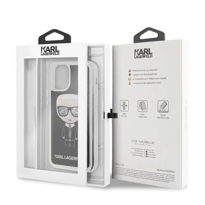 7. Karl Lagerfeld Iconic Glitter iPhone 11 Pro Case - Black