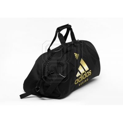 18. ADIDAS BOXING sports bag black/gold M
