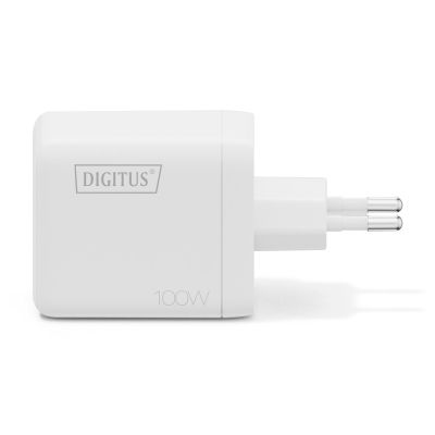 13. Digitus GaN USB Charger 100W, 2x USB-C, 1x USB-A