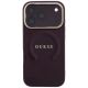 3. Guess Saffiano Peony & Ring MagSafe case for iPhone 17 Pro Max / 18 Pro Max - burgundy