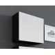 VIGO square display cabinet 50/50/30 black/white gloss
