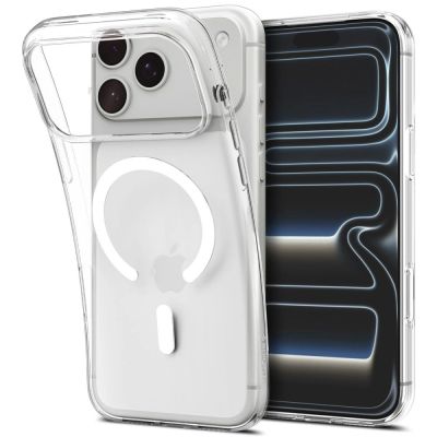Spigen Liquid Crystal MagSafe Case for iPhone 18 Pro / 17 Pro - Clear and White