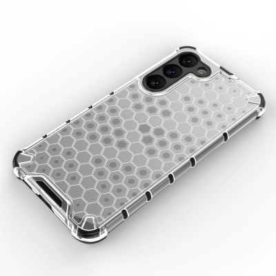 8. Honeycomb case for Samsung Galaxy S23+ armored hybrid cover blue