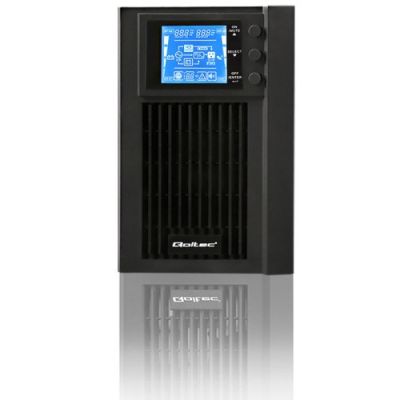 8. Qoltec 53042 UPS Double Conversion (Online) 1 kVA 800 W 2 x Mains Socket