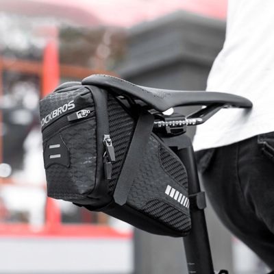 7. Rockbros C29-BK waterproof bicycle bag under the saddle - black