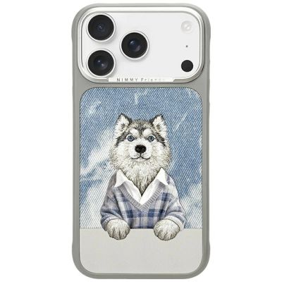 Nimmy Gentle Pets Series Dog MagSafe case for iPhone 17 Pro Max - gray