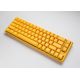 7. Ducky One 3 Yellow SF Gaming Keyboard USB US English Yellow