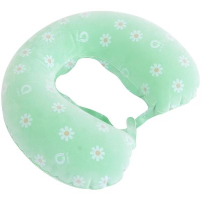 16. FLOCKED TRAVEL PILLOW, HEADREST, CHAMOMILE SCENT, 53x34.5CM 23004
