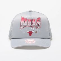 Mitchell & Ness NBA Chicago Bulls Glow Up Trucker Gray Cap - HHSSINTL1436-CBUGREY
