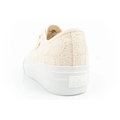 5. Lee Cooper women's lace sneakers beige platform