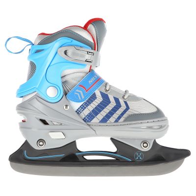 14. NH18192 4in1 GREY-BLUE SIZE M(34-38) ROLLER SKATES WITH HOCKEY SLEEVE NILS EXTREME