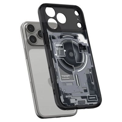 4. Spigen Ultra Hybrid MagSafe Zero One Case for iPhone 18 Pro / 17 Pro - Black