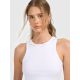 5. Women's slim ribbed knit top 4F 4FRAW25TSLEF310-10S