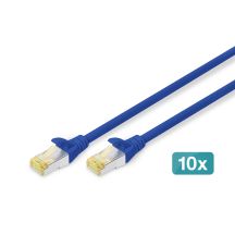 Digitus CAT 6A S/FTP Patch Cable, 10 Pack