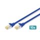 Digitus CAT 6A S/FTP Patch Cable, 10 Pack