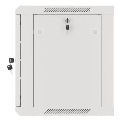 15. Rack installation cabinet, wall-mounted, 19" 9U, 600x450, gray, metal door, LANBERG (Flat Pack)