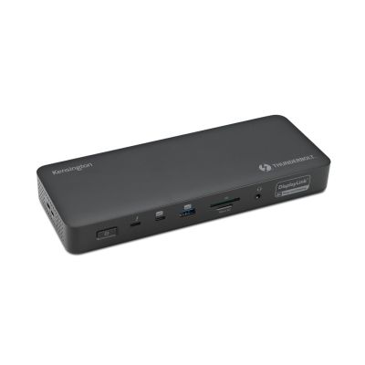 Kensington SD5920T EQ - Docking station - for laptop - USB4 / Thunderbolt 4 - 2 x HDMI, 3 x DP, 2 x Thunderbolt 4 - 1GbE, 2.5GbE - 149.1 Watt - Europe