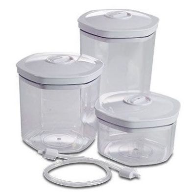 4. Solis 92278 Food Storage Container Other Box Transparent, White 3 pcs.