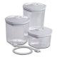 4. Solis 92278 Food Storage Container Other Box Transparent, White 3 pcs.