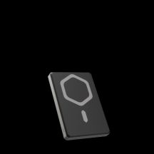 Powerbank UAG Ultra Slim 5K 5000 mAh with stand 10W USB-C cable compatible with MagSafe - titanium