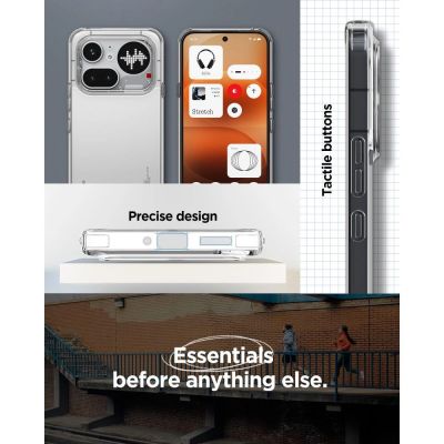 10. Spigen Ultra Hybrid Case for Nothing Phone 4A Pro - Transparent