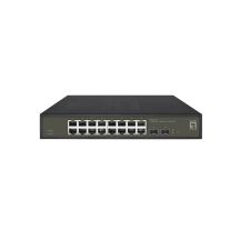 LevelOne Hilbert 18-Port Gigabit Smart Lite Switch - 16 x Gigabit RJ45 - 2 x Gigabit SFP