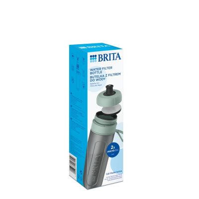 14. Brita Active filter bottle pastel green 2 discs