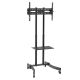 2. Logilink TV-Ständer Rollen höhenverstellbar,37-70",max40kg