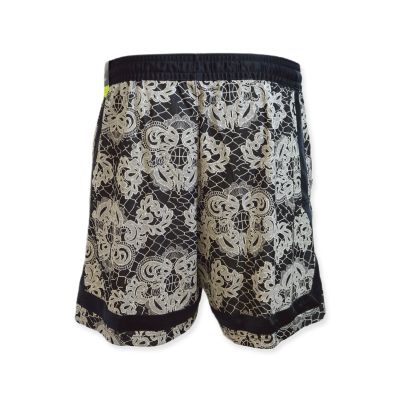 4. Nike Fly Crossover AOP Shorts Black/Light Bone women's shorts - DC0869-010
