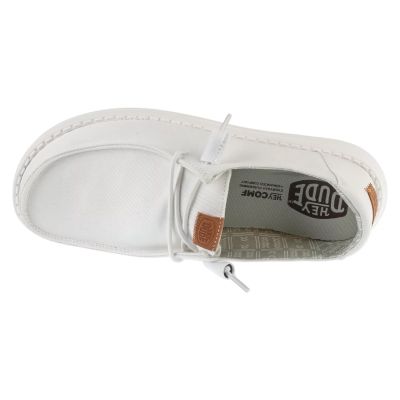 3. Hey Dude Wendy Stretch Canvas 40902-100 White 37