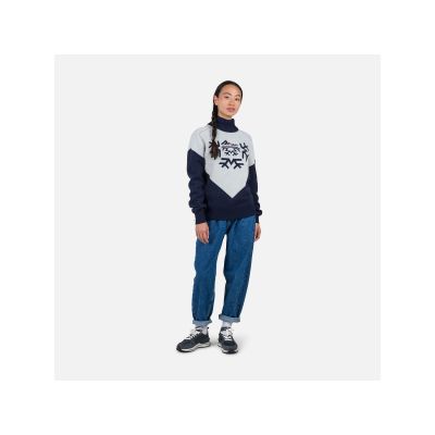 6. Rossignol W Cieloalto Tn Navy Blue Sweater