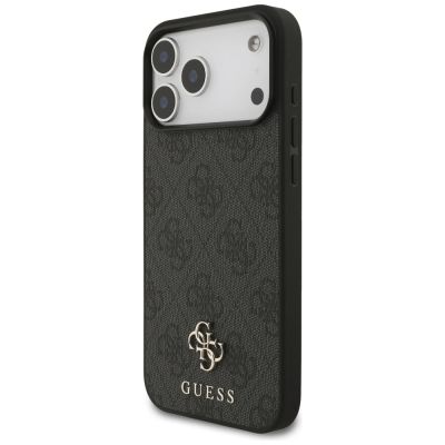 2. Guess 4G Small Classic Logo MagSafe Case for iPhone 17 Pro Max / 18 Pro Max - Black
