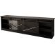 2. TV cabinet GRANERO 200x56.7x35 black/black combination