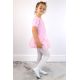 11. Leather ballet shoes with white elastic bands Jr Nazo