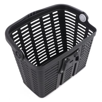 2. Wozinsky WKR-PK plastic handlebar bicycle basket - black