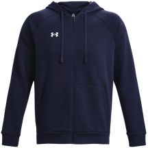 Men’s Under Armour Rival Fleece FZ Hoodie sweatshirt jacket navy 1379767 410