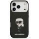 3. Karl Lagerfeld IML Aquarelle Karl & Logo MagSafe Case for iPhone 17 Pro - Black