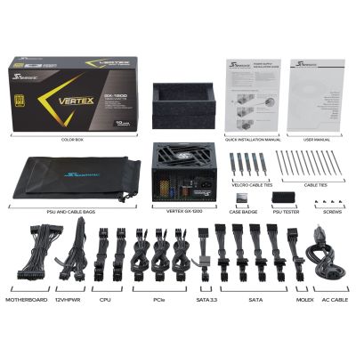 7. SeaSonic Vertex GX 1200W power supply